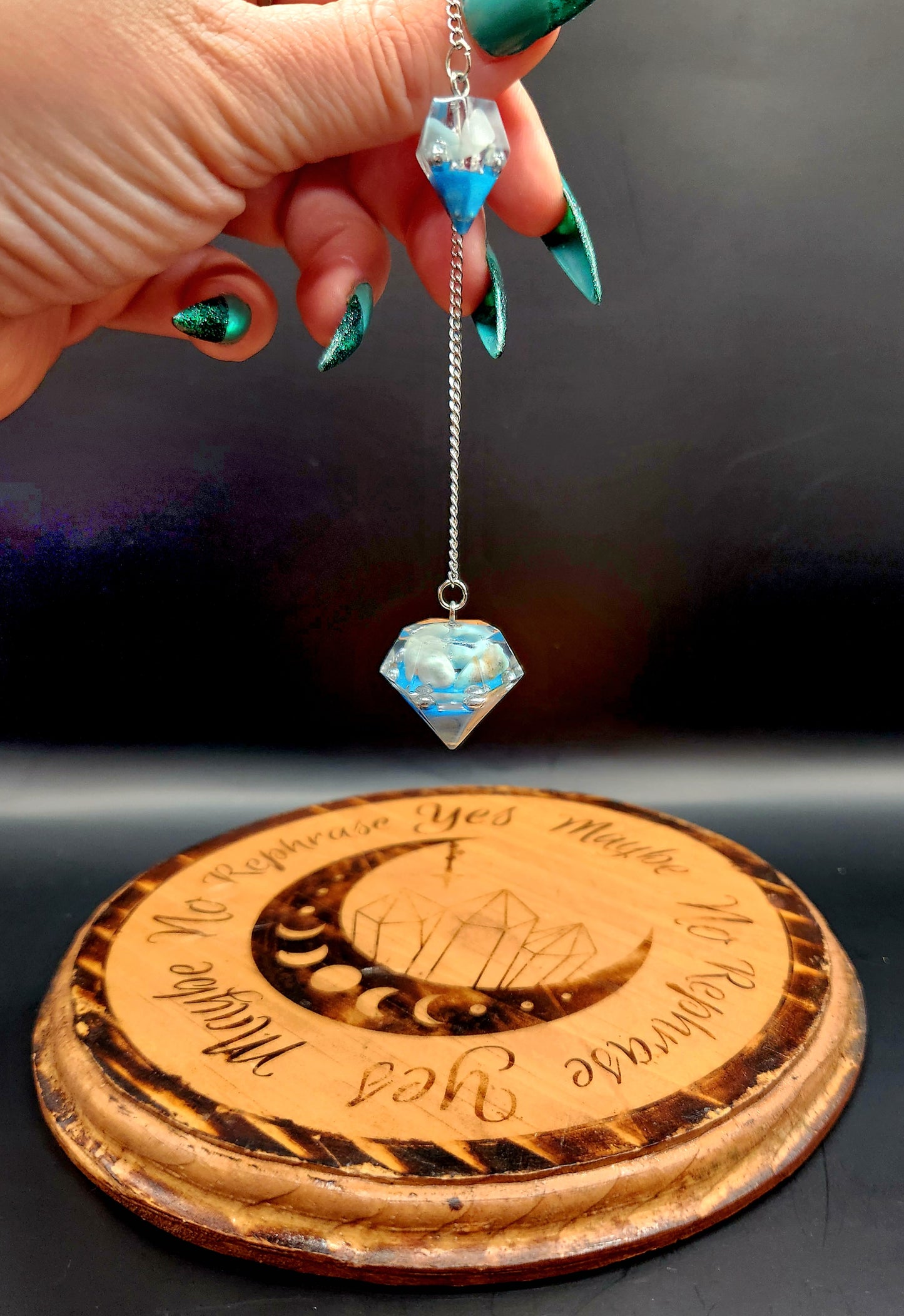 Amazonite Orgonite Pendulum