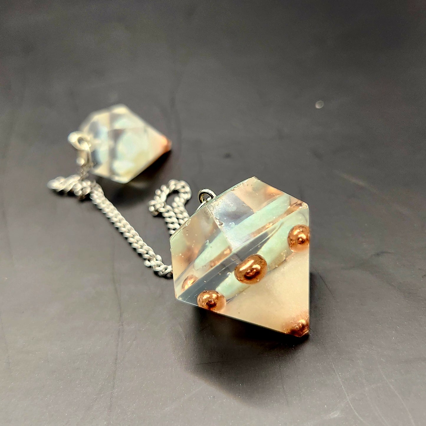 Amazonite Orgonite Pendulum