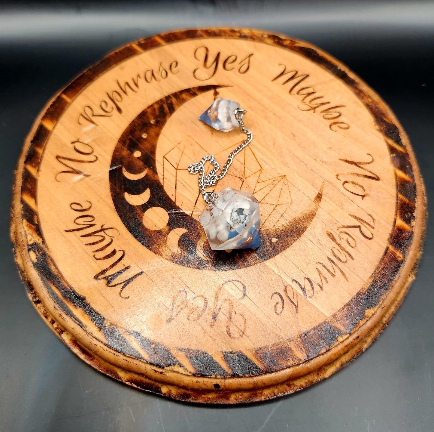 Moonstone Orgonite Pendulum