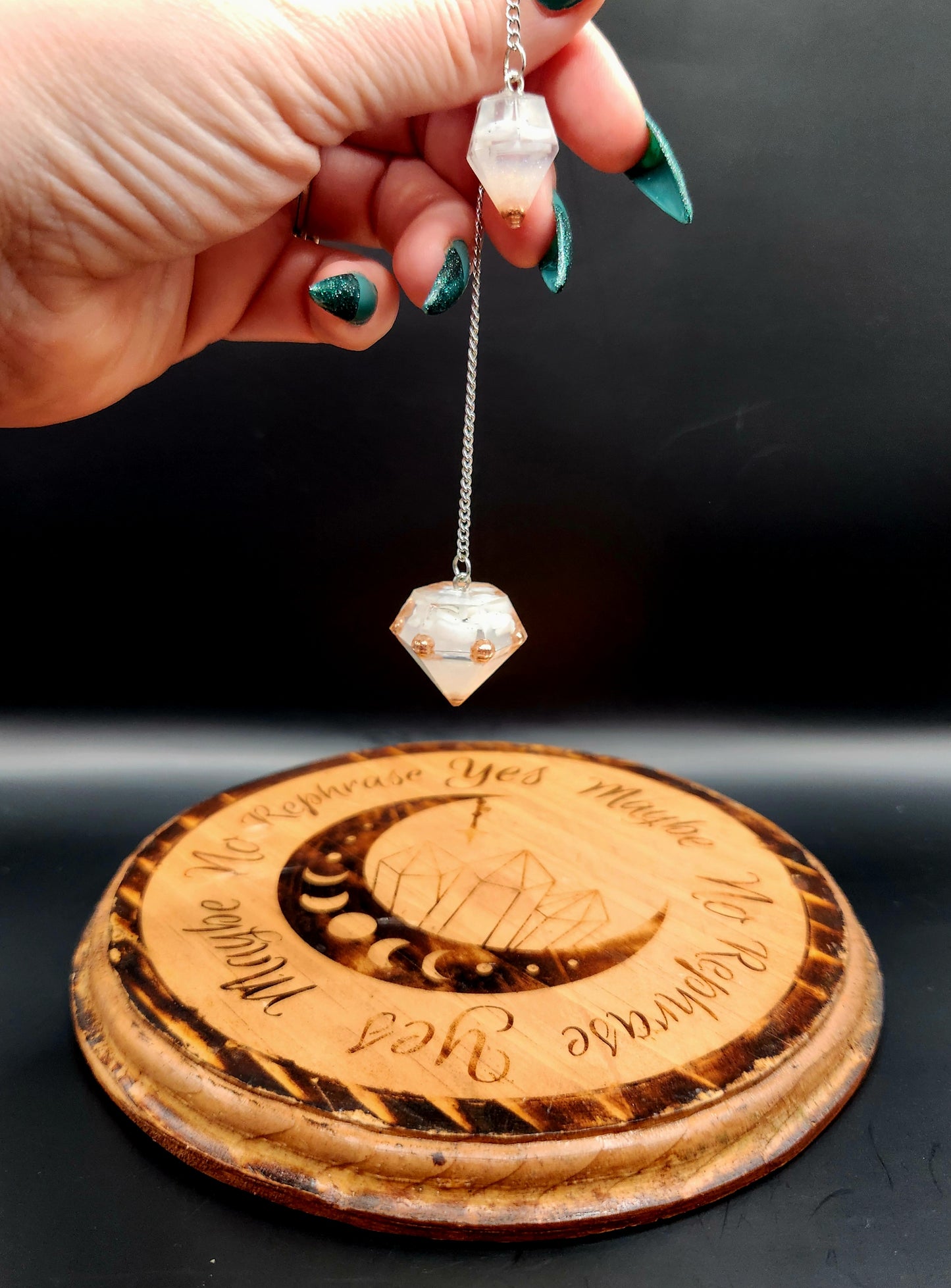 Moonstone Orgonite Pendulum