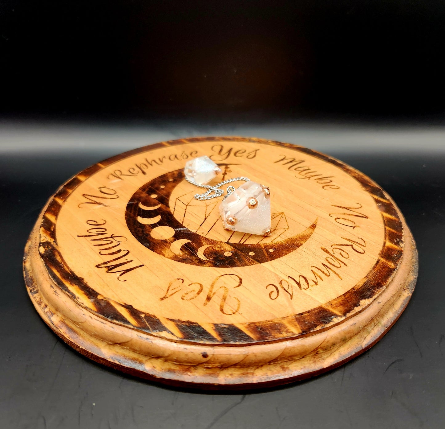 Moonstone Orgonite Pendulum
