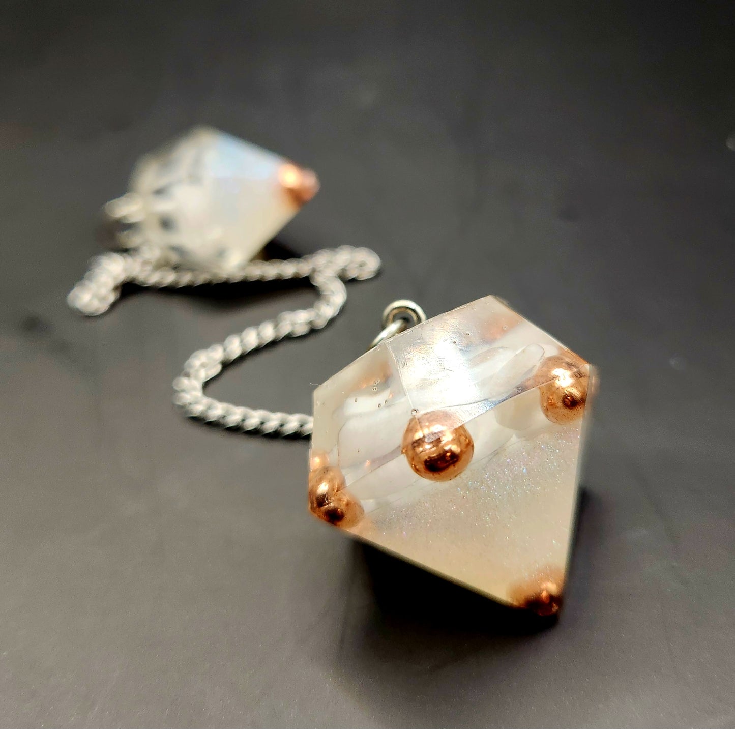 Moonstone Orgonite Pendulum