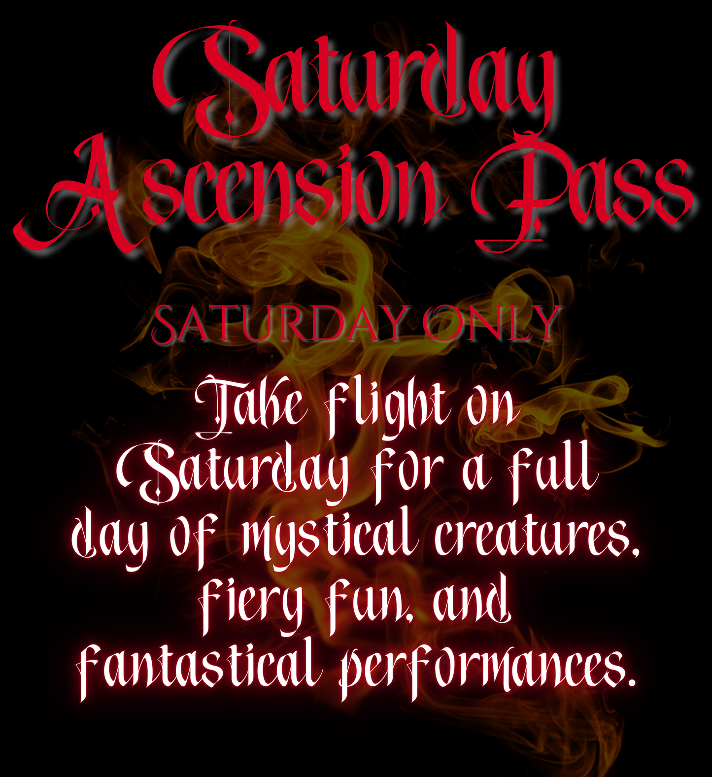 Saturday Ascension Tickets | Dragons Days Out Fantasy Festival
