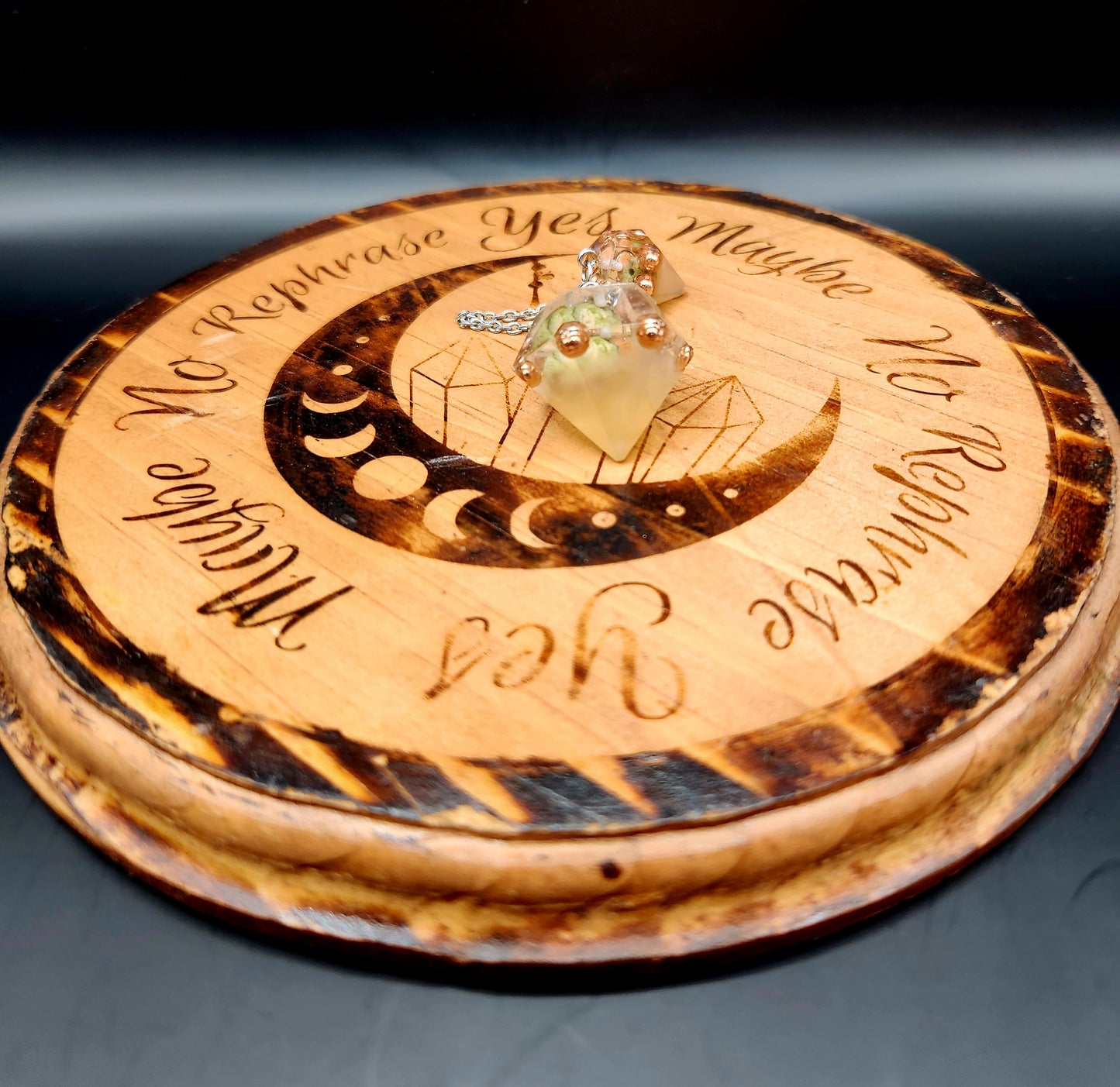 Unakite Orgonite Pendulum