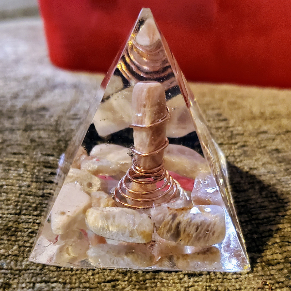 Custom Small Orgonite Pyramid