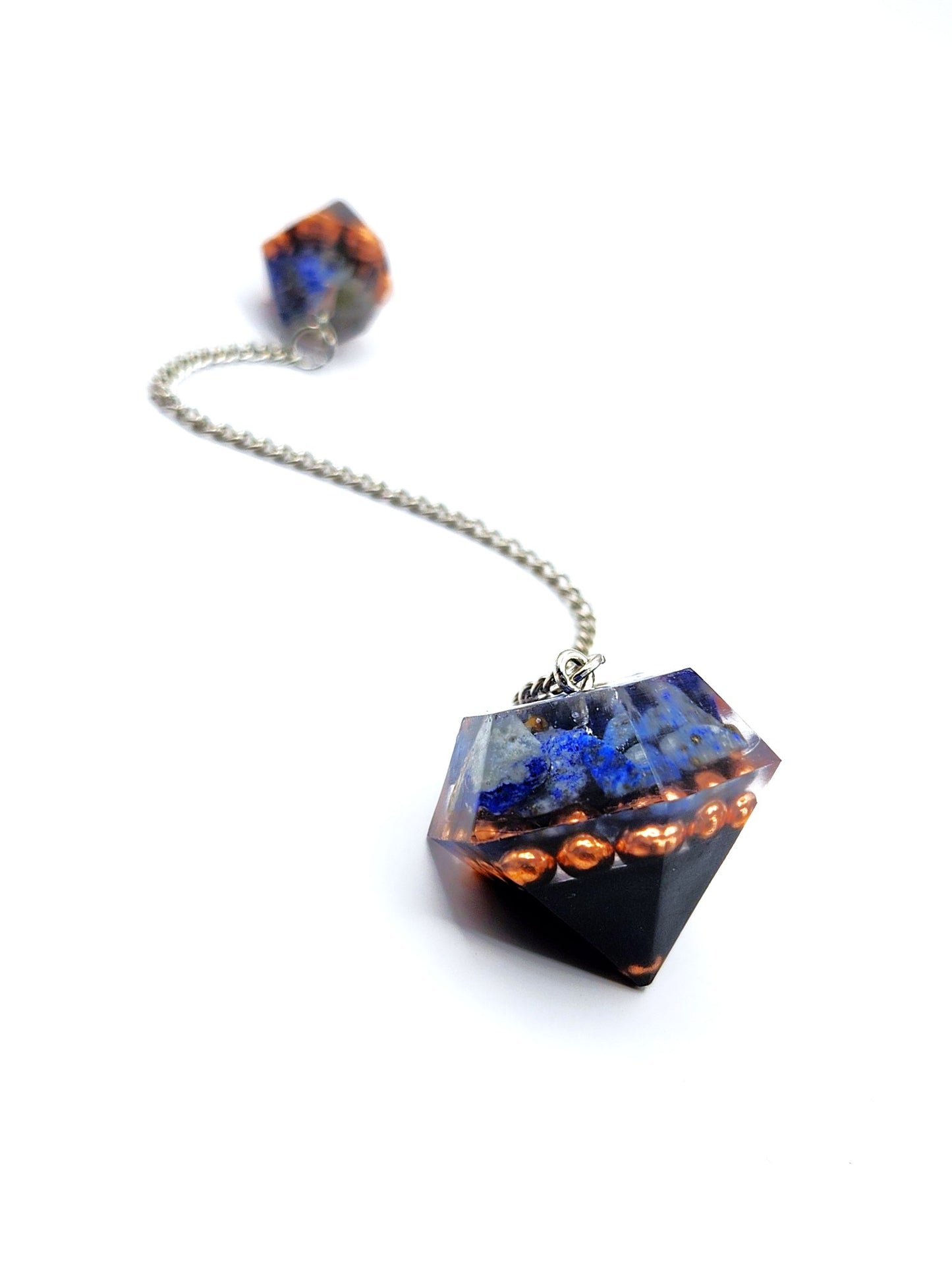 Lapis Lazuli Orgonite Pendulum - Black