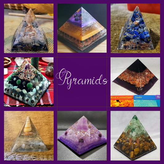 Custom Large Orgonite Pyramid