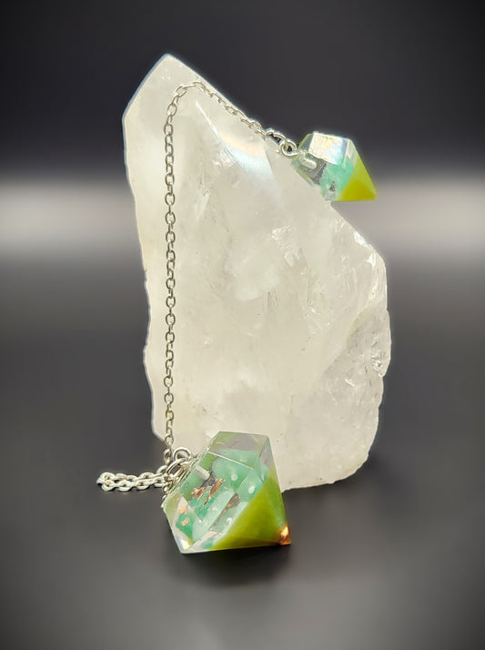 Aventurine Orgonite Pendulum