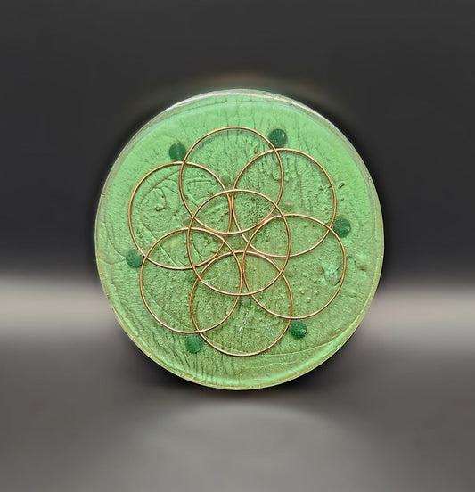 Aventurine Orgonite Charging Plate