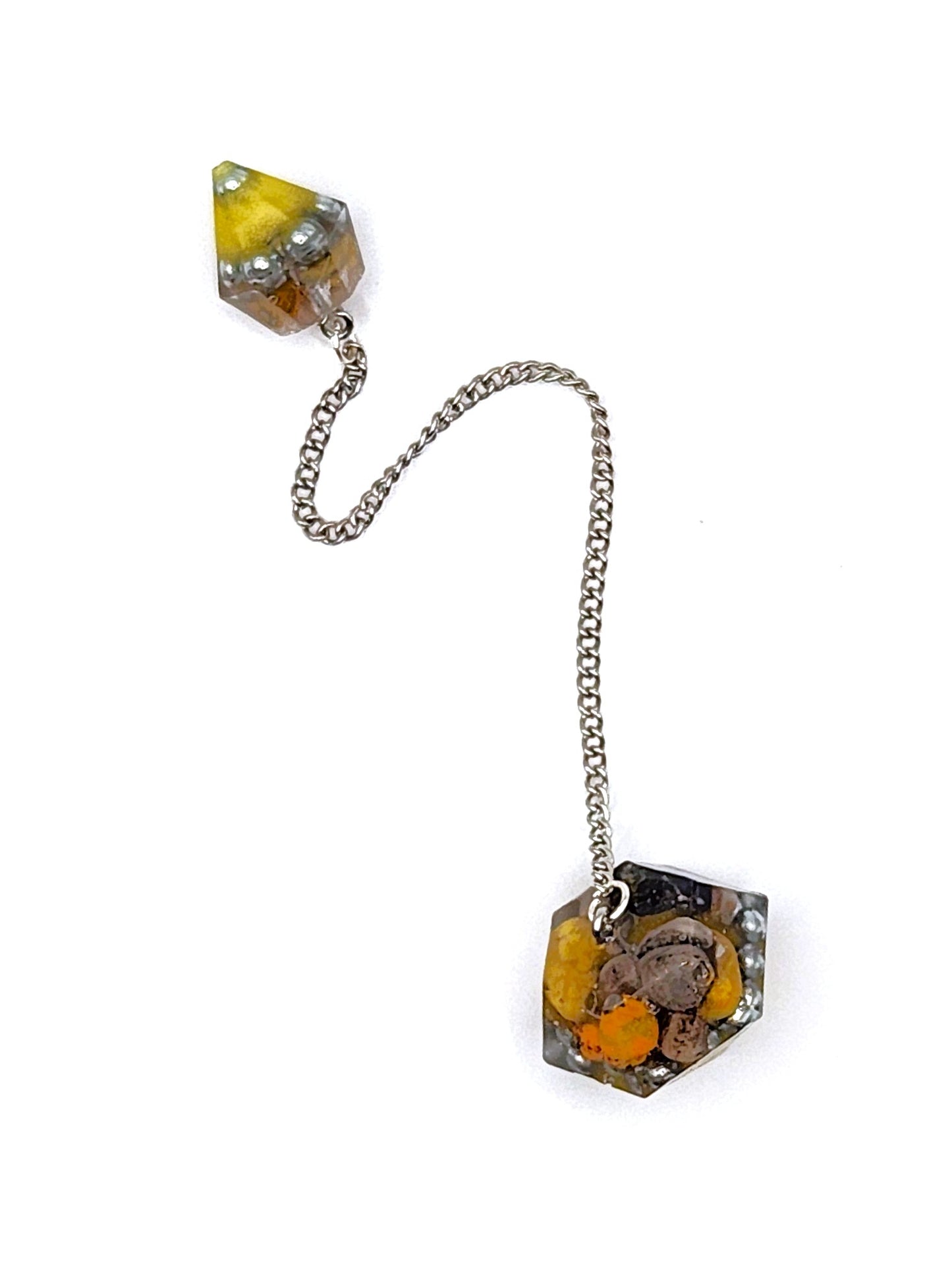 Bumble Bee Jasper Orgonite Pendulum