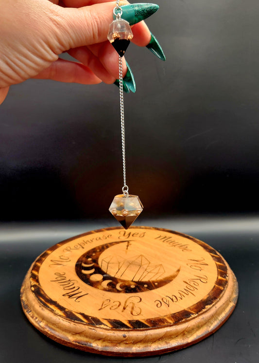 Citrine Orgonite Pendulum