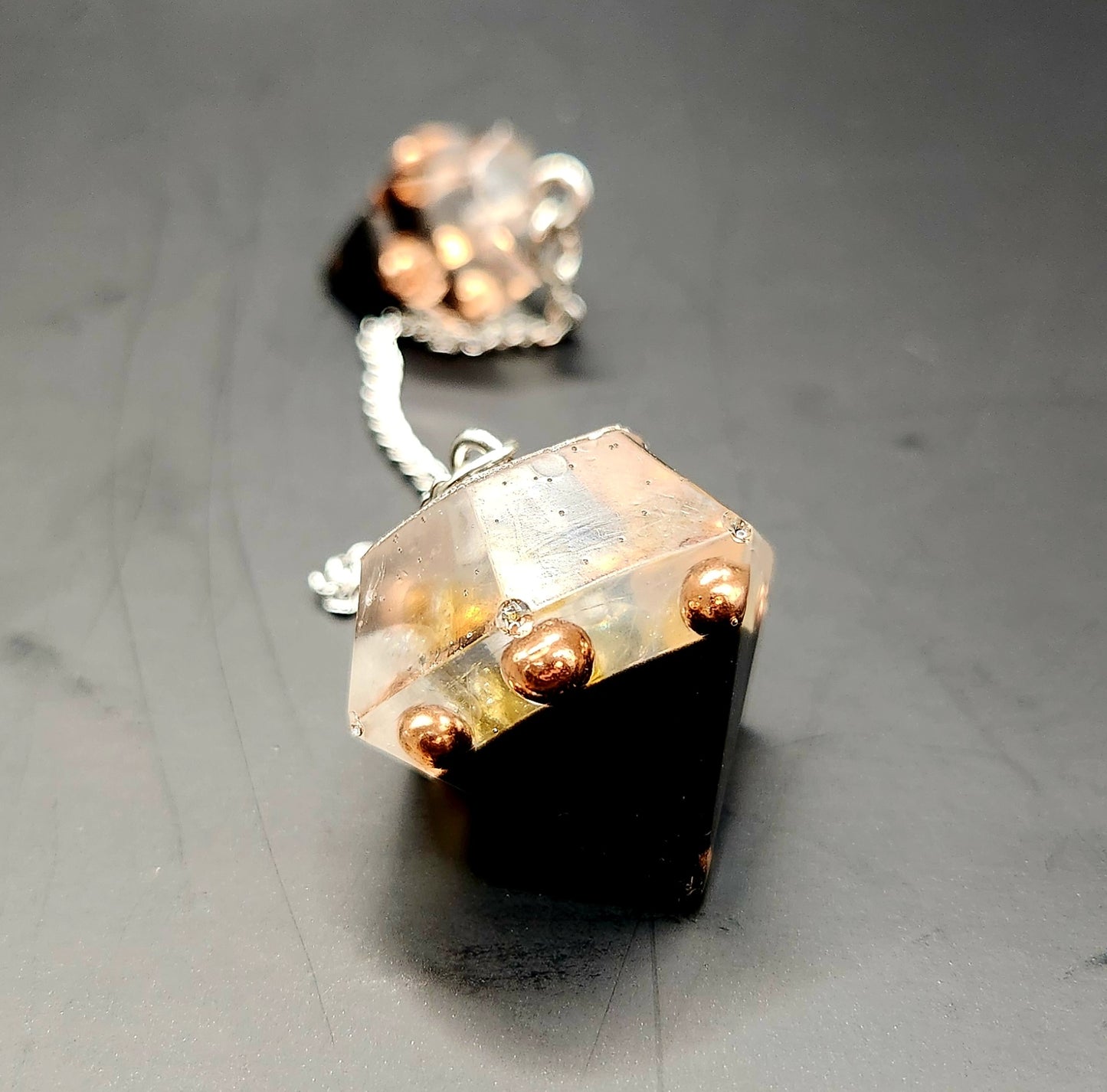 Citrine Orgonite Pendulum