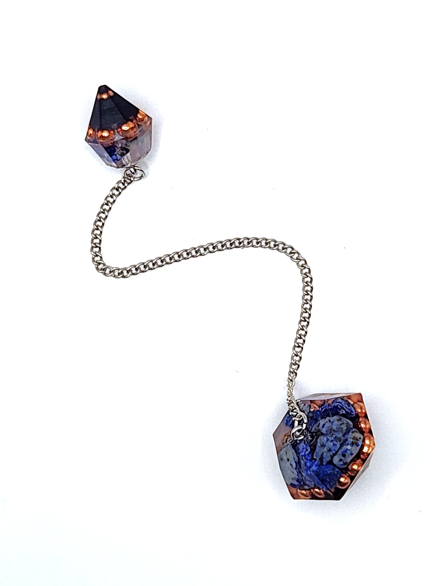 Lapis Lazuli Orgonite Pendulum - Black