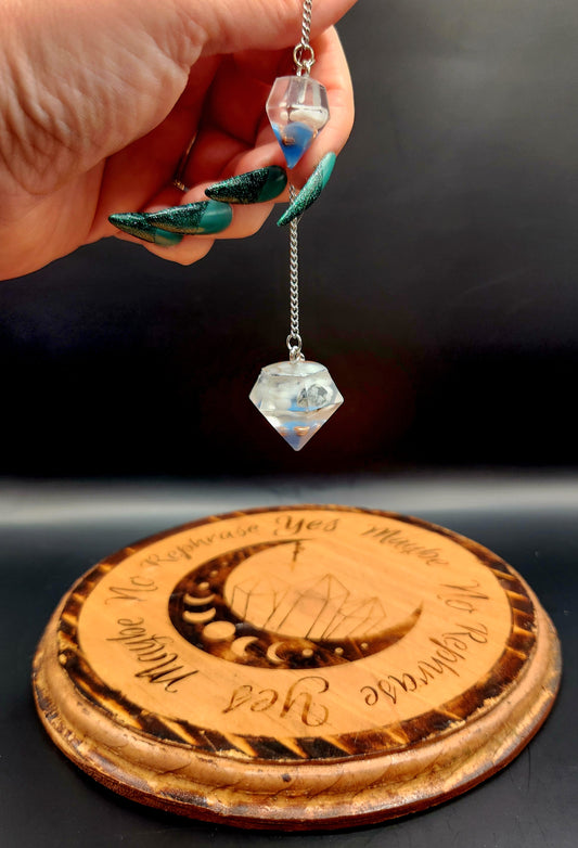 Moonstone Orgonite Pendulum