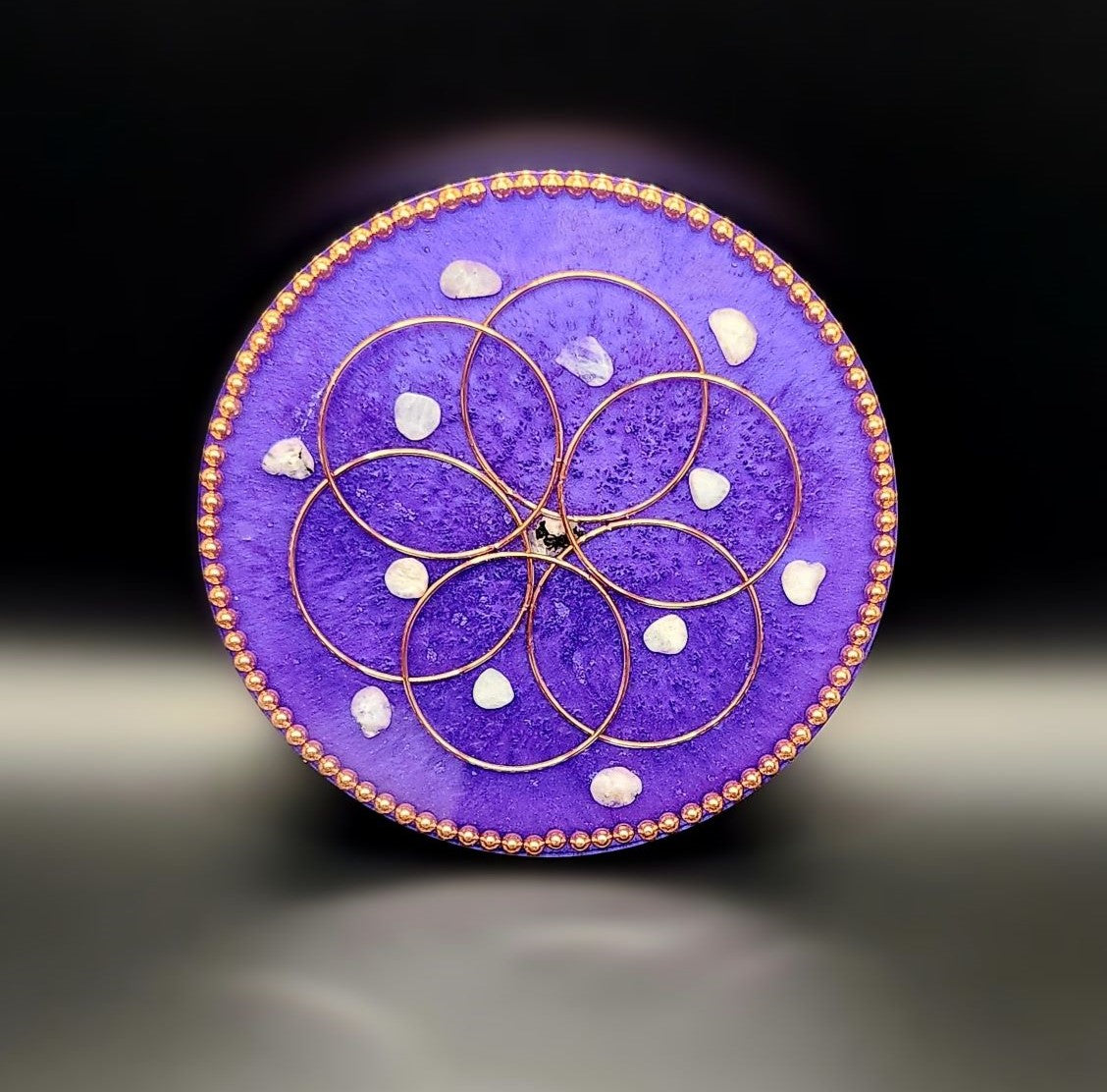 Moonstone Orgonite Charging Plate