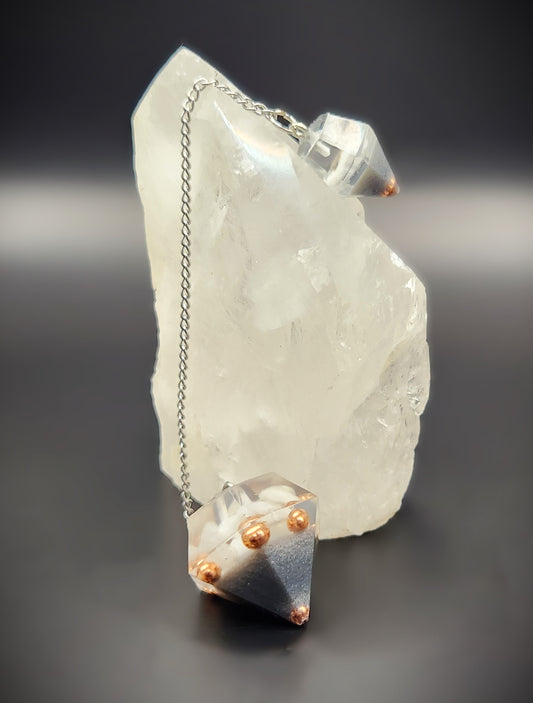 Moonstone Orgonite Pendulum