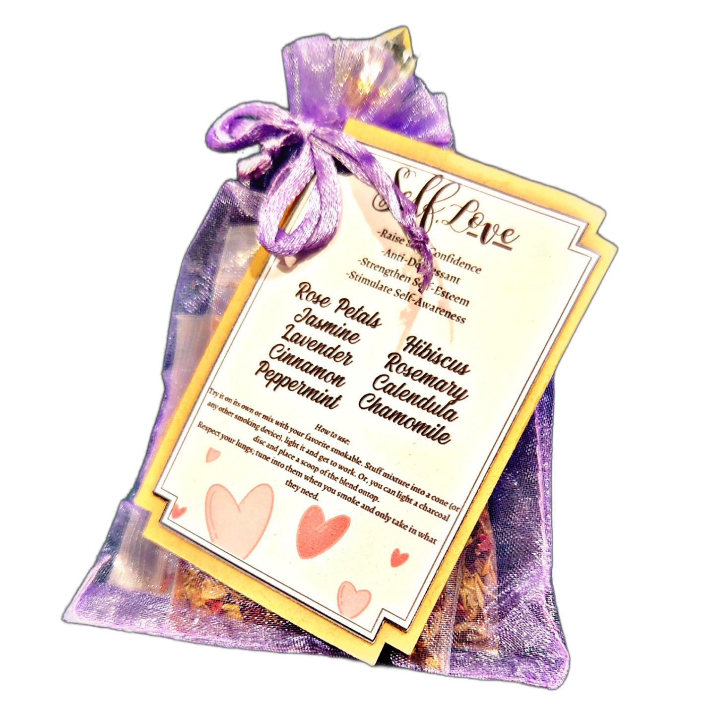 Organic Herbal Healing Set - Self Love