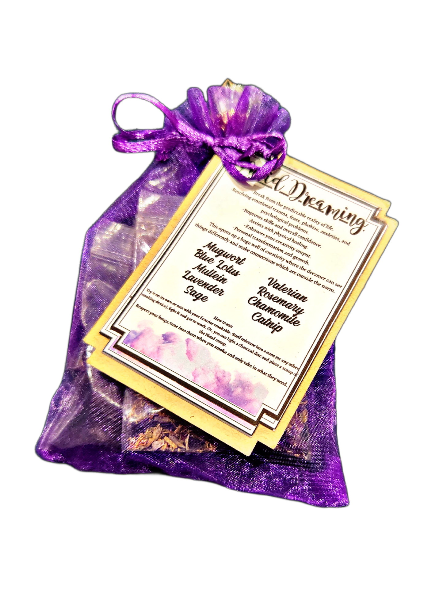 Organic Herbal Healing Set - Lucid Dreaming