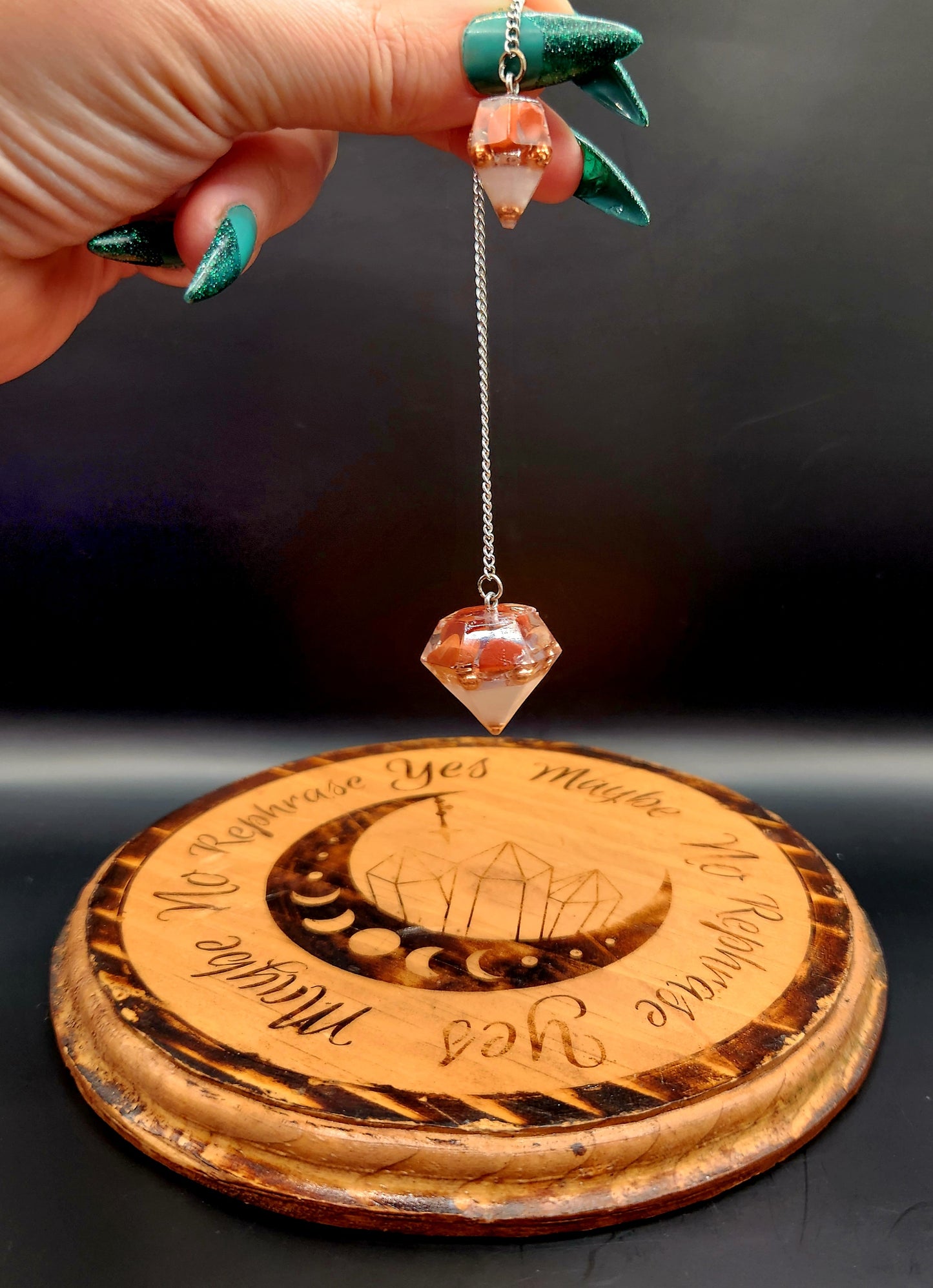 Red Jasper Orgonite Pendulum