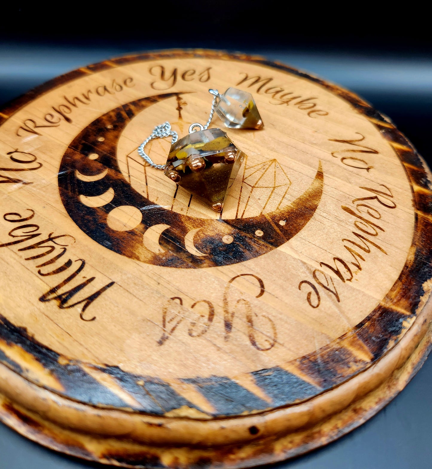 Tigers Eye Orgonite Pendulum