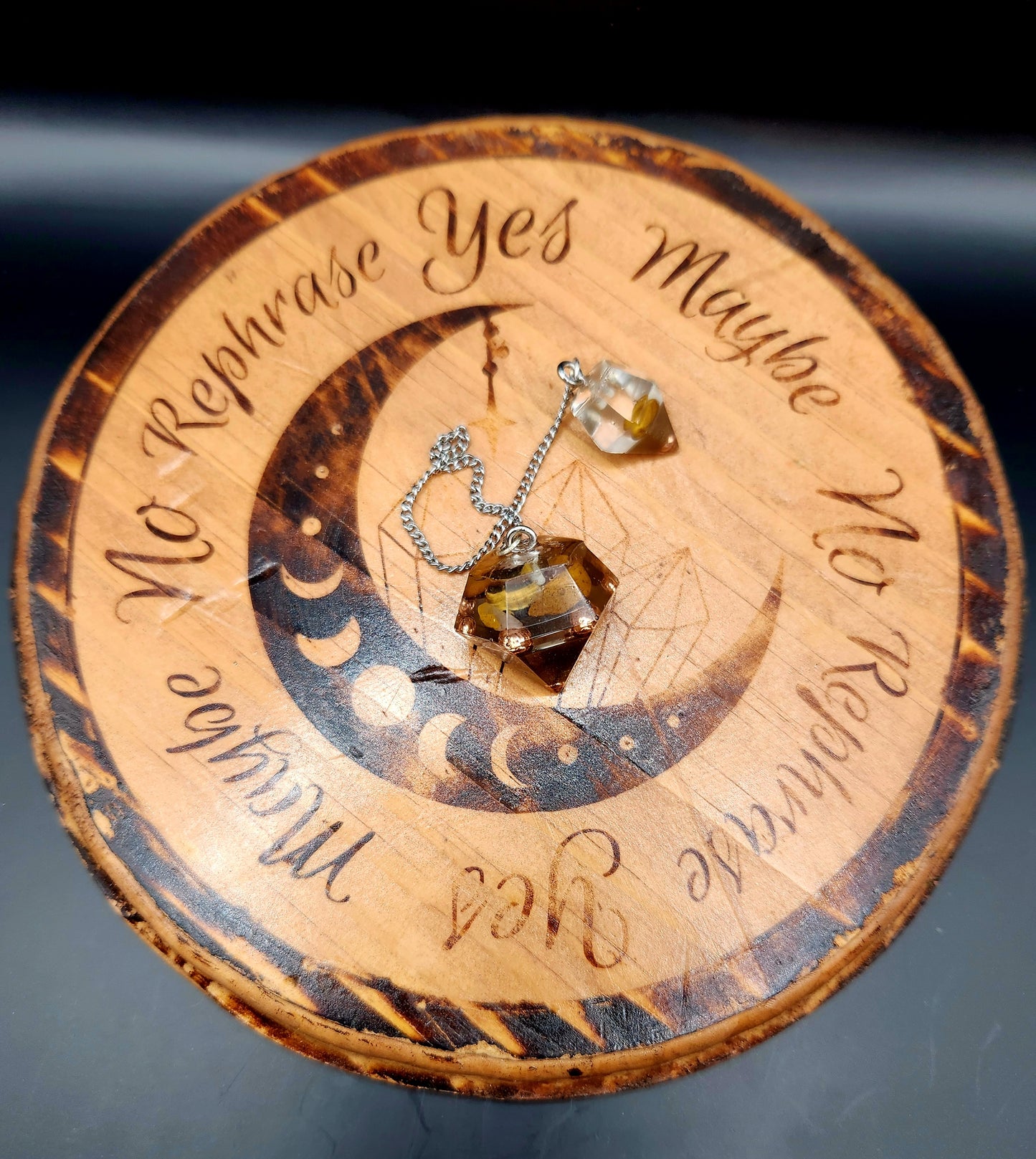 Tigers Eye Orgonite Pendulum