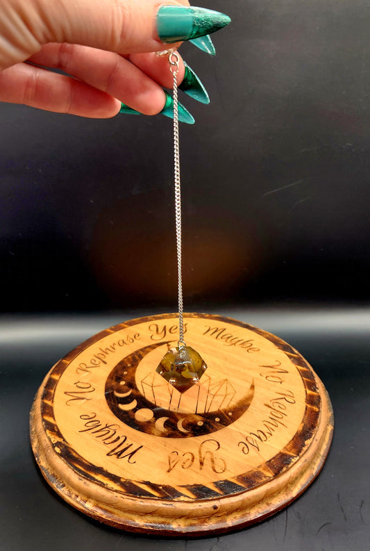 Tigers Eye Orgonite Pendulum